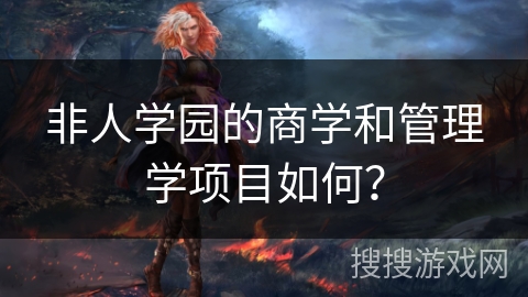 非人学园的商学和管理学项目如何？