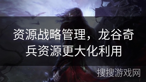 资源战略管理，龙谷奇兵资源更大化利用
