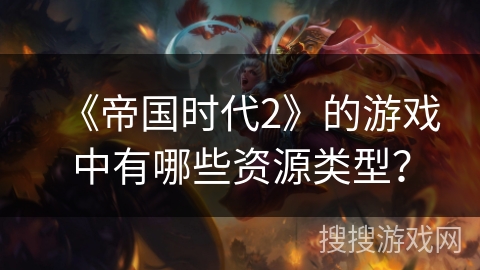 《帝国时代2》的游戏中有哪些资源类型？