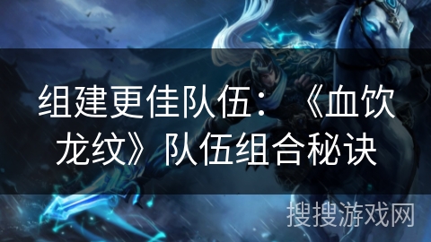 组建更佳队伍：《血饮龙纹》队伍组合秘诀