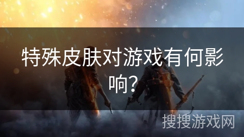 特殊皮肤对游戏有何影响？