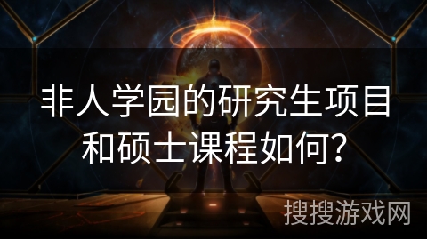 非人学园的研究生项目和硕士课程如何？