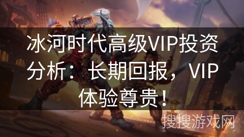 冰河时代高级VIP投资分析：长期回报，VIP体验尊贵！