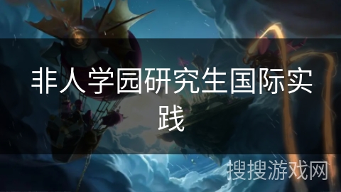 非人学园研究生国际实践