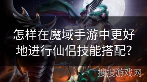 怎样在魔域手游中更好地进行仙侣技能搭配？