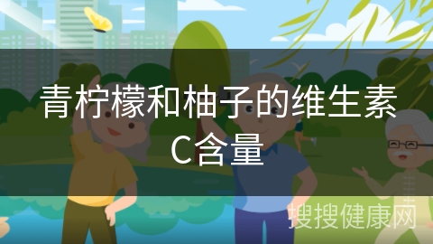 青柠檬和柚子的维生素C含量