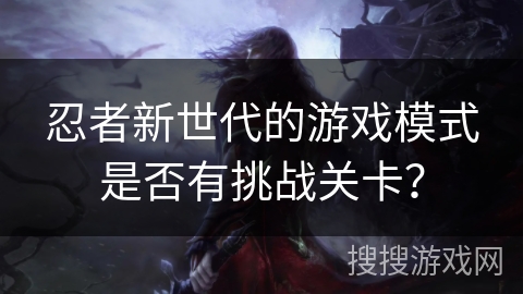 忍者新世代的游戏模式是否有挑战关卡? 忍者新世代的游戏模式是否有挑战关卡?