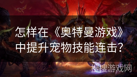 怎样在《奥特曼游戏》中提升宠物技能连击？