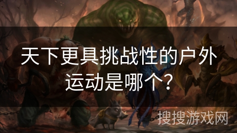 天下更具挑战性的户外运动是哪个？