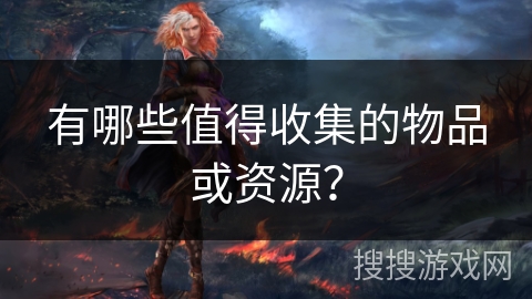 有哪些值得收集的物品或资源？