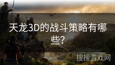 天龙3D的战斗策略有哪些？