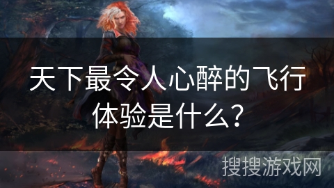 天下最令人心醉的飞行体验是什么？