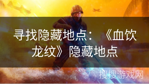 寻找隐藏地点：《血饮龙纹》隐藏地点