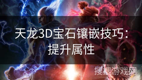 天龙3D宝石镶嵌技巧：提升属性