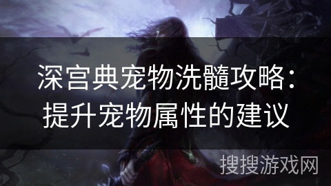 深宫典宠物洗髓攻略：提升宠物属性的建议