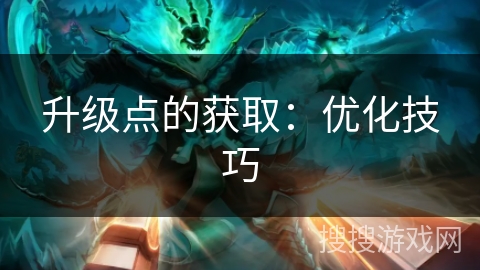 升级点的获取：优化技巧