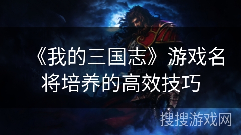 《我的三国志》游戏名将培养的高效技巧