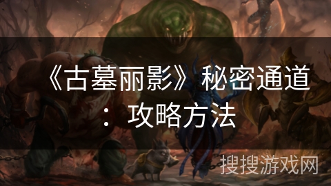 《古墓丽影》秘密通道：攻略方法