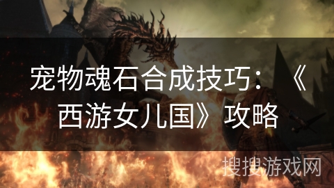 宠物魂石合成技巧：《西游女儿国》攻略