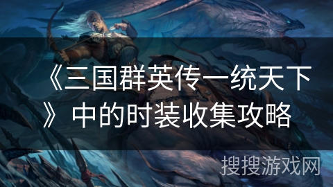 《三国群英传一统天下》中的时装收集攻略