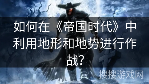 如何在《帝国时代》中利用地形和地势进行作战？