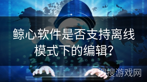 鲸心软件是否支持离线模式下的编辑? 鲸心软件是否支持离线模式下的编辑?