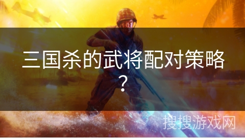 三国杀的武将配对策略? 三国杀的武将配对策略?