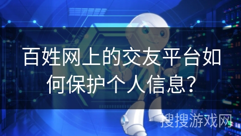 百姓网上的交友平台如何保护个人信息？