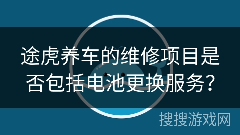 途虎养车的维修项目是否包括电池更换服务？