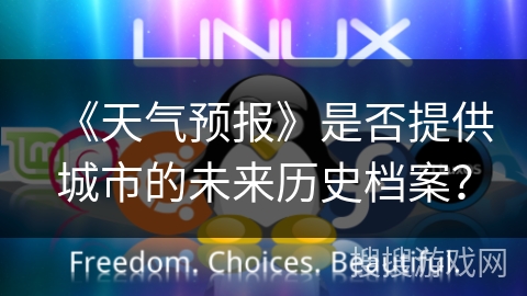 《天气预报》是否提供城市的未来历史档案？