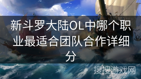 新斗罗大陆OL中哪个职业最适合团队合作详细分