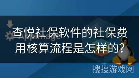 查悦社保软件的社保费用核算流程是怎样的？