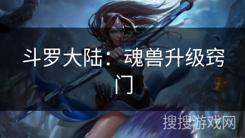 斗罗大陆：魂兽升级窍门