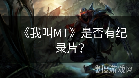 《我叫MT》是否有纪录片？