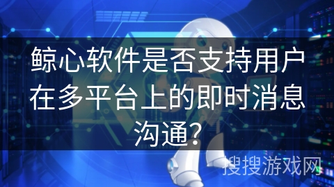 鲸心软件是否支持用户在多平台上的即时消息沟通？