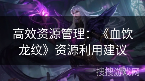 高效资源管理：《血饮龙纹》资源利用建议