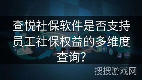查悦社保软件是否支持员工社保权益的多维度查询？