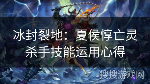 冰封裂地：夏侯惇亡灵杀手技能运用心得