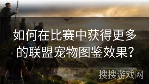 如何在比赛中获得更多的联盟宠物图鉴效果？