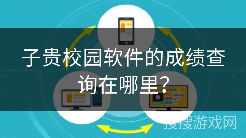 子贵校园软件的成绩查询在哪里？