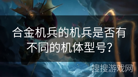 合金机兵的机兵是否有不同的机体型号？