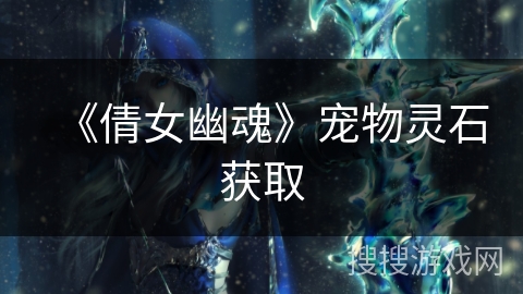 《倩女幽魂》宠物灵石获取