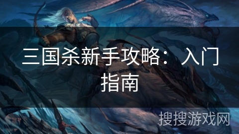 三国杀新手攻略:入门指南 三国杀新手攻略:入门指南