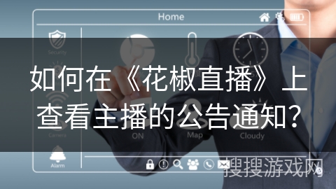 如何在《花椒直播》上查看主播的公告通知？