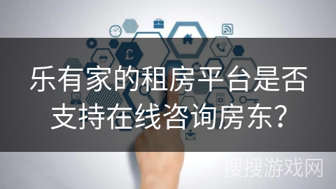 乐有家的租房平台是否支持在线咨询房东？