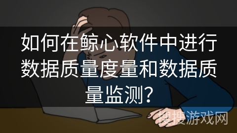 如何在鲸心软件中进行数据质量度量和数据质量监测？