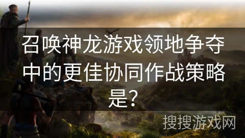 召唤神龙游戏领地争夺中的更佳协同作战策略是？