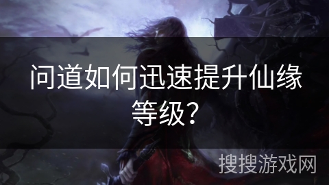 问道如何迅速提升仙缘等级？
