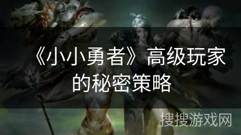 《小小勇者》高级玩家的秘密策略 《小小勇者》高级玩家的秘密策略