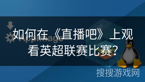 如何在《直播吧》上观看英超联赛比赛？